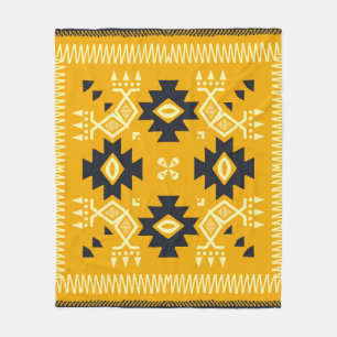 Square shawl, paisley floral batik. fleece blanket