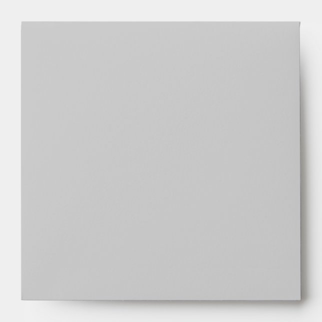 Square Silver Pink Linen Envelopes (Front)