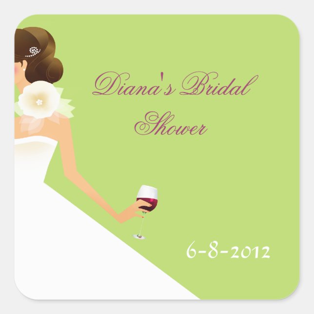 Square sticker (Front)