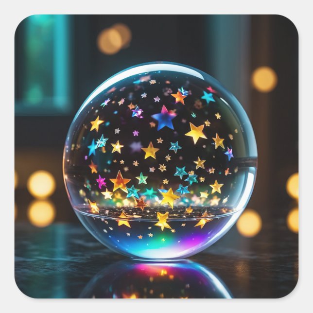 Square sticker. square sticker (Front)