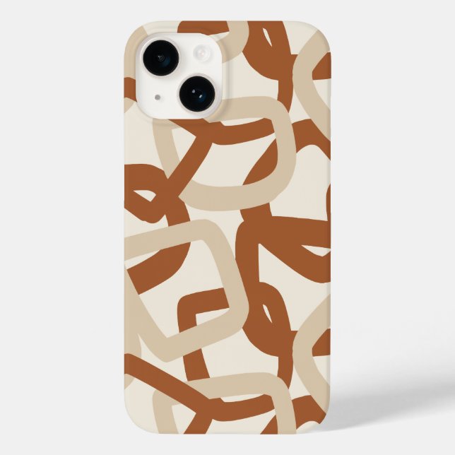 Square Tangle Desert Sunrise Case-Mate iPhone Case (Back)
