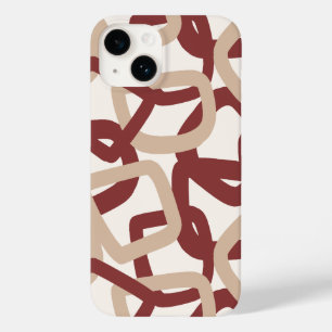 Square Tangle Mocha Berry Case-Mate iPhone 14 Case