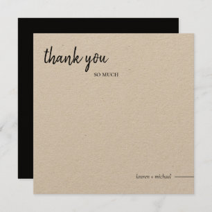 Square Thank You Card