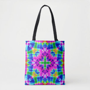Square Tie Dye Tote bag