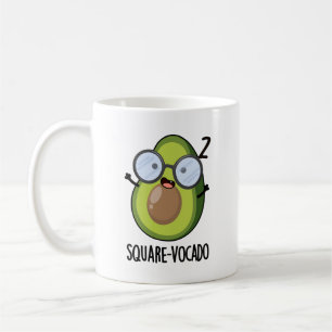 Square-vocado Funny Avocado Puns  Coffee Mug