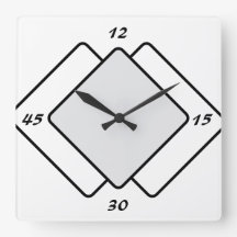 Square Wall Clock
