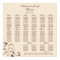 Square Wedding Reception Seating Chart