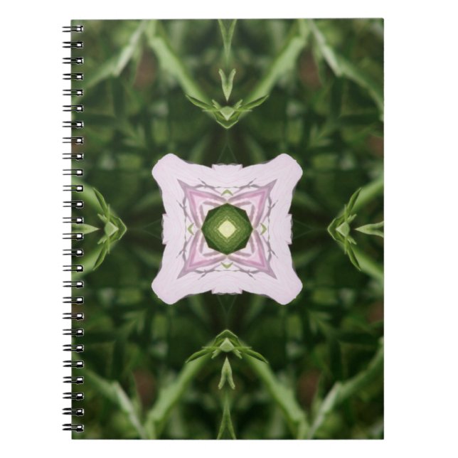 Square Wine Cup Spiral Notebook (Front)