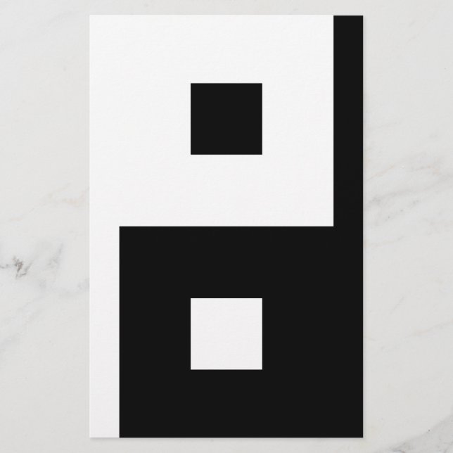 Square Yin Yang Stationery (Front)