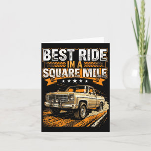 Squarebody Truck  Card