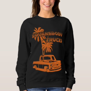 Squarebody Truck dropped slammed Square Body Lowri Sweatshirt