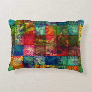 Squared Away Colours Decorative Cushion