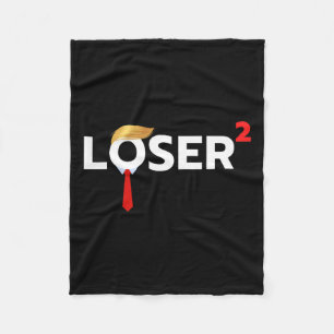 Squared Funny Anti-trump 2024 Nope Not Again Tee S Fleece Blanket