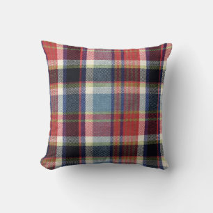 Squared Textile Texture Background. Cushion