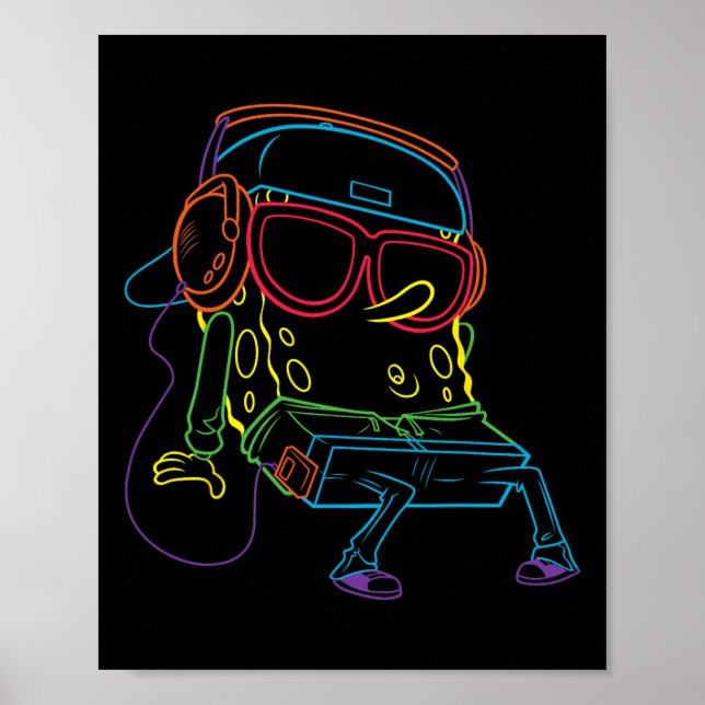 Squarepants Hip Hop  Poster (Front)