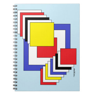 Squares Abstract Notebook