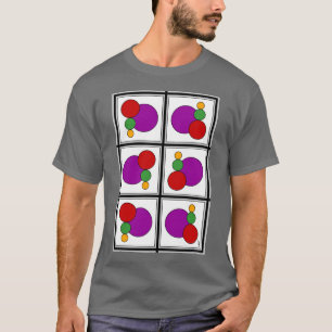 Squares and Circles Abstract T-Shirt