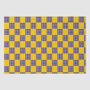 Squares and dots tissue paper