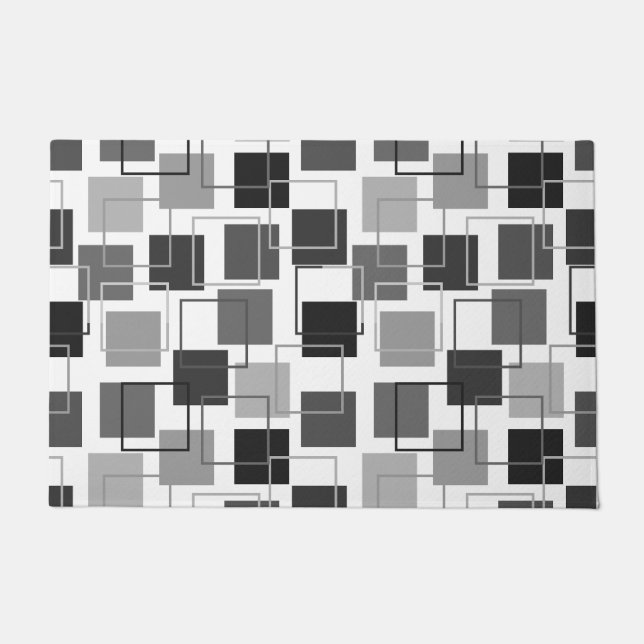Squares and Outlines  Doormat (Front)