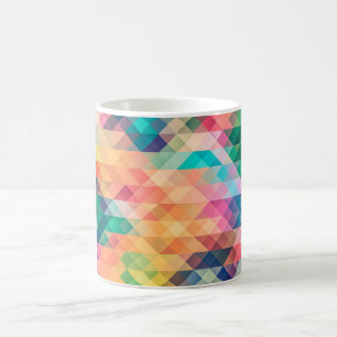 Squares and Tiles Pattern Coffee Mug