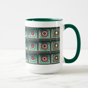 Squares Cool Abstract Fine Fractal Art Mug
