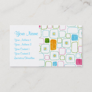 Squares - Customised Business Card