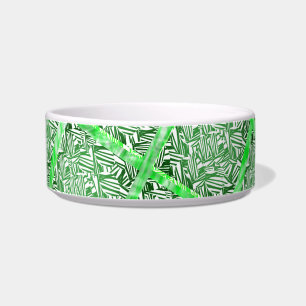 Squares, fake tile, fake green foliage bowl