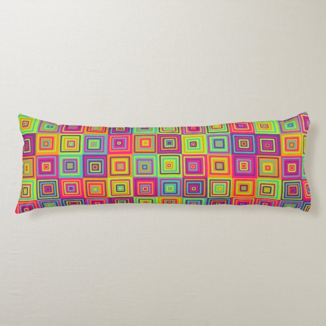 Squares Pattern Body Cushion (Front)