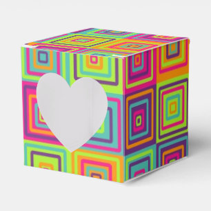 Squares Pattern Favour Box