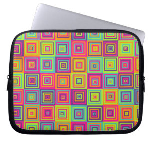 Squares Pattern Laptop Sleeve
