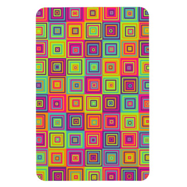 Squares Pattern Magnet (Vertical)