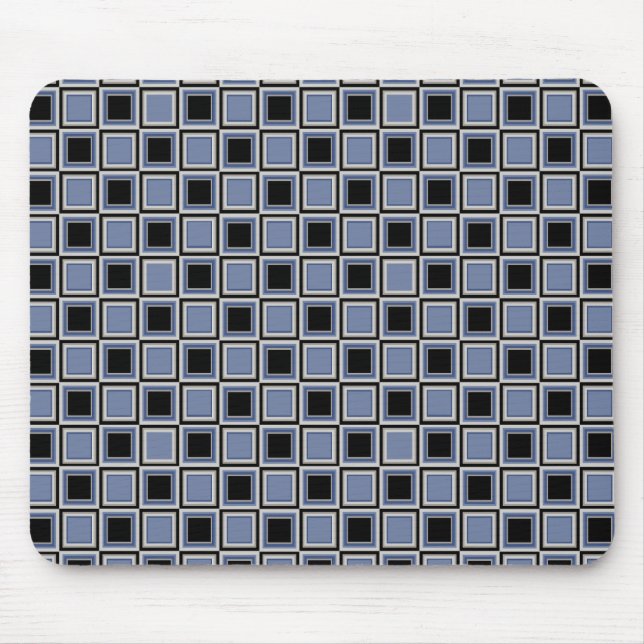 Squares pattern mouse pad (Front)
