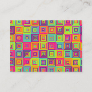 Squares Pattern Place Card