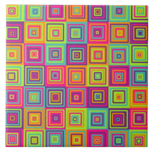 Squares Pattern Tile
