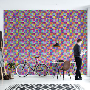 Squares Pattern Wallpaper