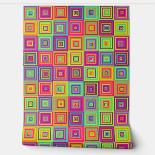 Squares Pattern Wallpaper