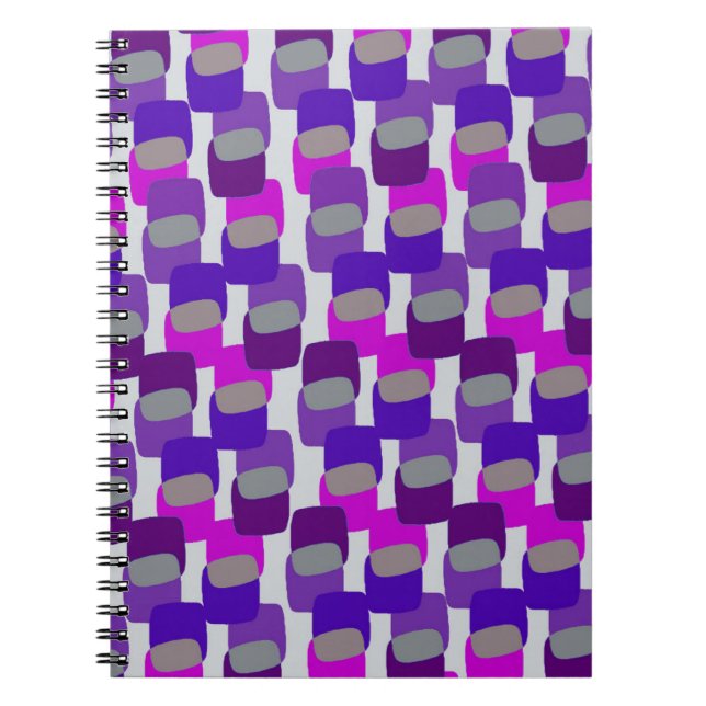 Squares Spiral Notebook (Front)