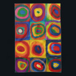 Squares with Circles, Abstract, Wassily Kandinsky Tea Towel<br><div class="desc">Wassily Wassilyevich Kandinsky (16 December 1866 – 13 December 1944) was a Russian painter and art theorist. Kandinsky is generally credited as the pioneer of abstract art. Born in Moscow, Kandinsky spent his childhood in Odessa (today Ukraine), where he graduated at Grekov Odessa Art school. He enrolled at the University...</div>