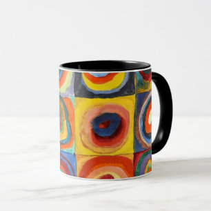 Squares with Concentric Circles by Kandinsky Mug