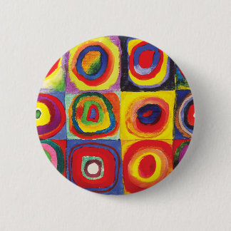 Squares with Concentric Circles Hiroaki Takahashi 6 Cm Round Badge