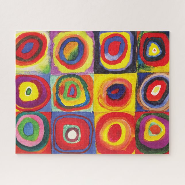 Squares with Concentric Circles Hiroaki Takahashi Jigsaw Puzzle (Horizontal)