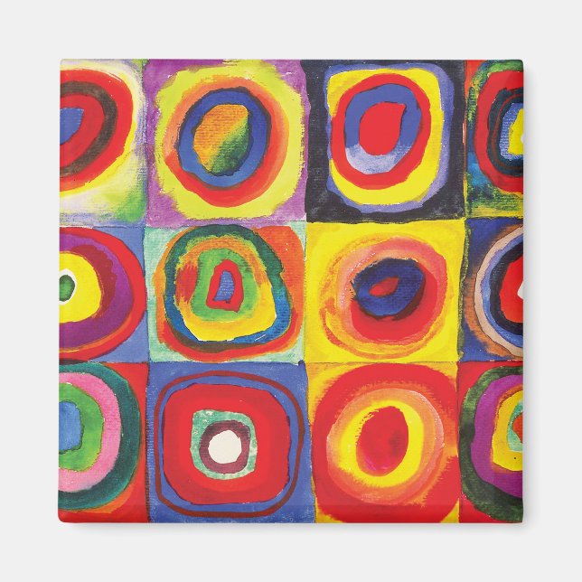 Squares with Concentric Circles Hiroaki Takahashi Magnet (Front)
