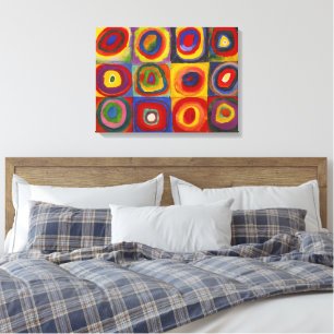 Squares with Concentric Circles   Kandinsky   Canvas Print
