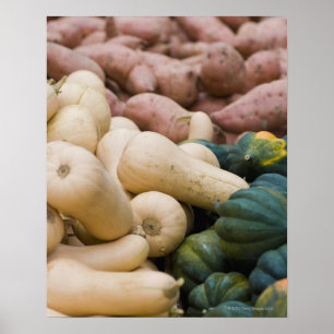 Squash and sweet potatoes poster