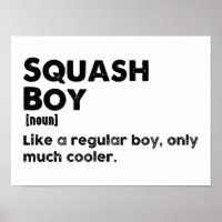 Squash Boy Funny Definition Squash Lover & Player