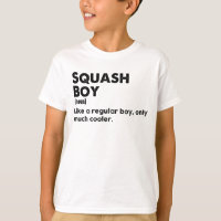 Squash Boy Funny Definition Squash Lover & Player