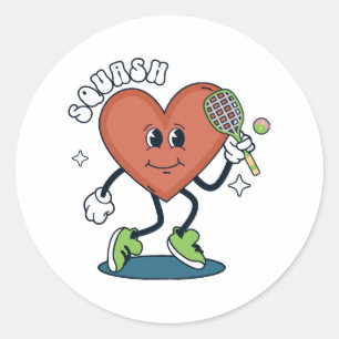 squash classic round sticker