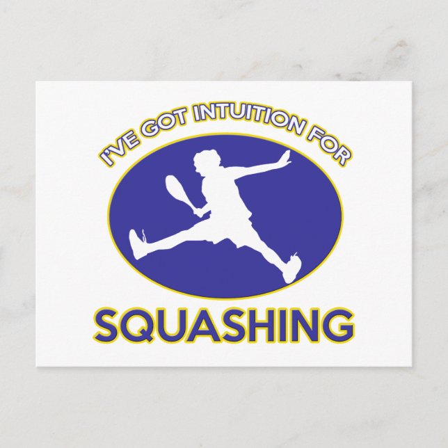 squash design postcard (Front)