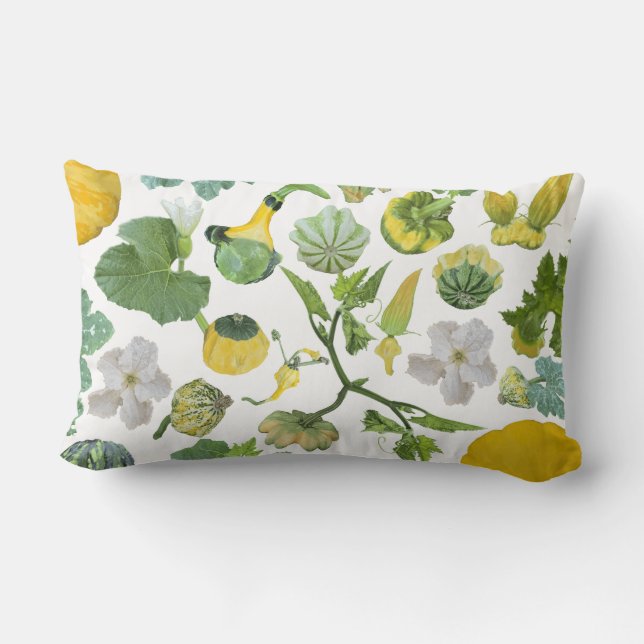 Squash Garden  Lumbar Cushion (Back)