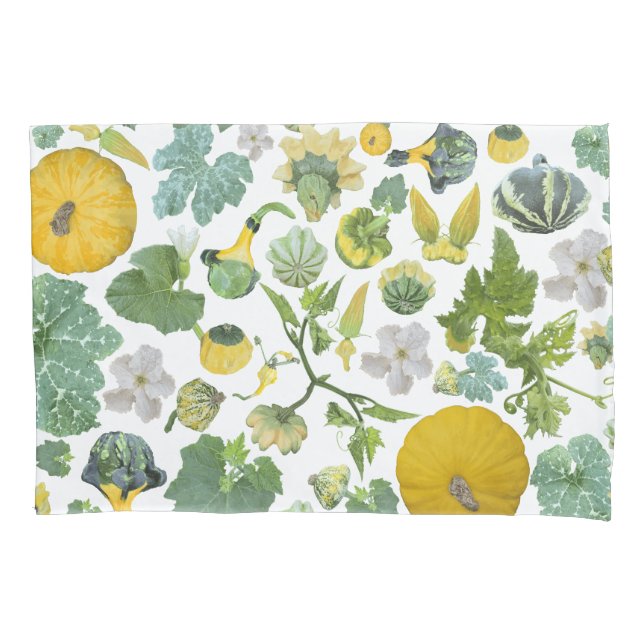 Squash Garden  Pillowcase (Front)